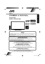 Preview for 1 page of JVC LT-39E330 Instructions Manual