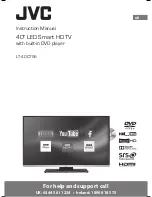 Предварительный просмотр 2 страницы JVC LT-40C750 Instruction Manual