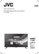 Preview for 1 page of JVC LT-40C860 Instruction Manual