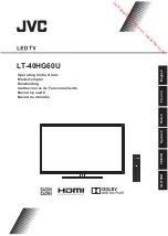 JVC LT-40HG60U Operating Instructions Manual preview