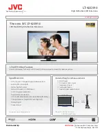 Preview for 1 page of JVC LT-42E910 Specifications