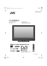 JVC LT-42ED82G Instructions Manual предпросмотр