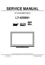 Предварительный просмотр 1 страницы JVC LT-42EM91 Service Manual