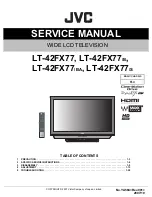 JVC LT-42FX77 Service Manual предпросмотр