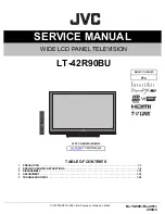 JVC LT-42R90BU Service Manual предпросмотр