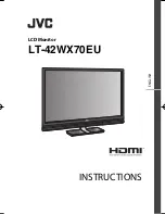 Предварительный просмотр 1 страницы JVC LT-42WX70 - 42" LCD TV Instructions Manual