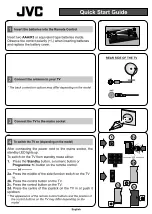 Предварительный просмотр 3 страницы JVC LT-43VU6205 Quick Start Manual