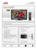 Предварительный просмотр 1 страницы JVC LT-46AM73 Specifications