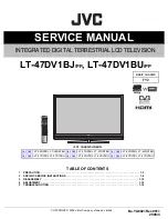 JVC LT-47DV1BJ Service Manual предпросмотр