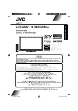 Предварительный просмотр 1 страницы JVC LT-50A331 Instructions Manual