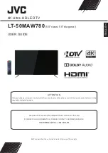 JVC LT-50MAW 780 User Manual preview