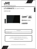 JVC LT-65MA 875 User Manual preview