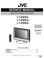 Preview for 1 page of JVC LT-Z32S2 Service Manual