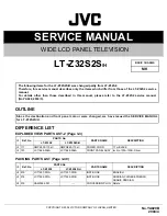 Preview for 2 page of JVC LT-Z32S2 Service Manual