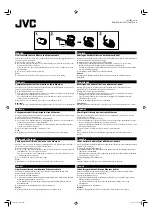 Предварительный просмотр 1 страницы JVC LVT1650-001B Quick Manual