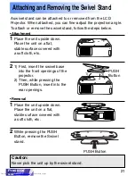 Предварительный просмотр 21 страницы JVC LX-P1010ZE Operating Instructions Manual