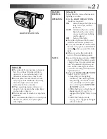 Предварительный просмотр 21 страницы JVC LYT0089-001A Instructions Manual