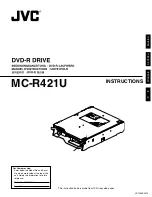 Preview for 1 page of JVC MC-R421U Instructions Manual