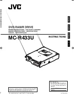 JVC MC-R433U Instructions Manual preview