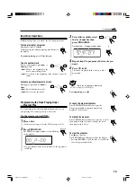 Preview for 17 page of JVC Micro Component System CA-UXH9 Instructions Manual