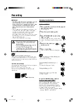 Preview for 20 page of JVC Micro Component System CA-UXH9 Instructions Manual