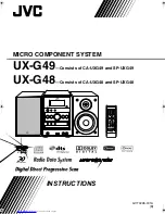 JVC Micro Component System UX-G48 Instructions Manual preview