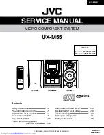 JVC Micro Component System UX-M55 Service Manual preview