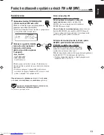 Предварительный просмотр 15 страницы JVC Micro Component System UX-S10 (Czech) Přiručka K Obsluze