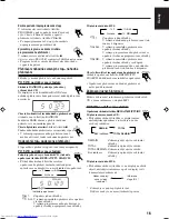 Предварительный просмотр 21 страницы JVC Micro Component System UX-S10 (Czech) Přiručka K Obsluze