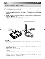 Предварительный просмотр 52 страницы JVC MP-XP3210 Instructions Manual