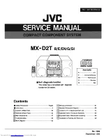 JVC MX-D2T Service Manual preview