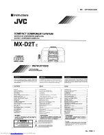 Preview for 5 page of JVC MX-D2T Service Manual