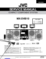 JVC MX-DVB10 Service Manual предпросмотр