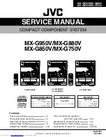 JVC MX-G750V Service Manual предпросмотр