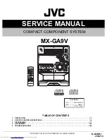 JVC MX-GA9V Service Manual предпросмотр