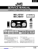 JVC MX-J570V Service Manual предпросмотр