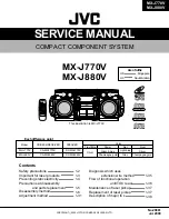 JVC MX-J770V Service Manual preview