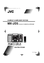 Preview for 1 page of JVC MX-JD3 Instructions Manual