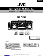 JVC MX-K35V Service Manual предпросмотр