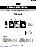 JVC MX-KA3 - Mini Shelf System Service Manual preview