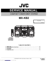 JVC MX-KB2 Service Manual предпросмотр