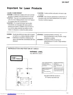 Предварительный просмотр 3 страницы JVC MX-V505T Service Manual