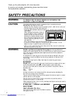 Preview for 2 page of JVC Natural Vision AV-24WT2EK Instructions Manual