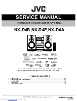 JVC NX-D4A Service Manual предпросмотр