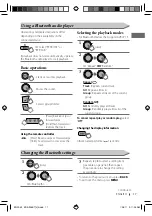 Предварительный просмотр 17 страницы JVC Pandora KD-A925BT Instruction Manual