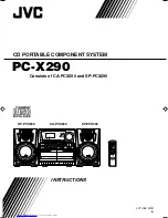 Preview for 1 page of JVC PC-X290 Instructions Manual