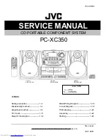 Preview for 1 page of JVC PC-XC350 Service Manual