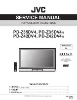 JVC PD-Z35DV4 Service Manual preview