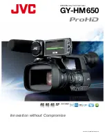 JVC ProHD GY-HM650 Quick Manual preview