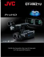 Preview for 1 page of JVC ProHD GY-HMZ1U Brochure & Specs